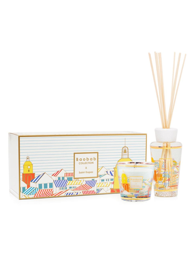 Baobab Collection My First Baobab Saint Tropez 2-piece Gift Box In Gold Multi
