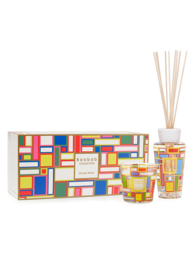 Baobab Collection My First Baobab Ocean Drive 2-piece Gift Box In Gold Multi