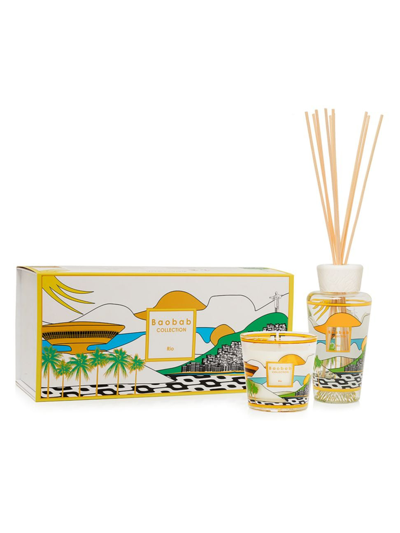 Baobab Collection My First Baobab Rio 2-piece Gift Box In Gold Multi