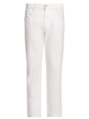 Loro Piana Men's Quarona 5-pocket New York Dyed Jeans In Optical White