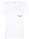 Brunello Cucinelli Monili Chain-detail T-shirt In White
