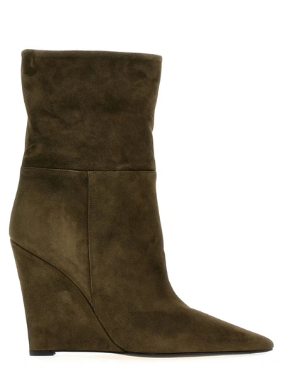 Alevì Bay Ankle Boots In Green