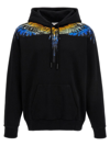 Marcelo Burlon County Of Milan Wings Hoodie In Black
