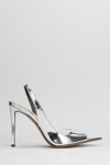 ALEXANDRE VAUTHIER PUMPS IN SILVER LEATHER
