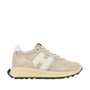 Hogan Midi H222 Suede Platform Sneakers In Pink