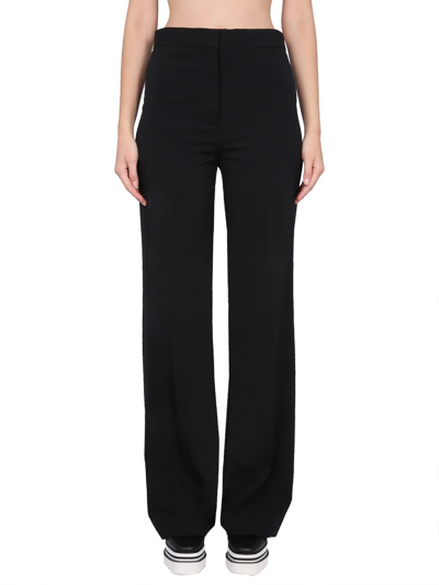 Stella Mccartney Wool Trousers In Black