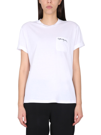 Stella Mccartney T-shirt With Logo Embroidery In New