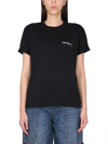 STELLA MCCARTNEY T-SHIRT WITH LOGO EMBROIDERY