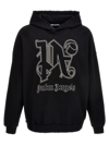 PALM ANGELS PA MONOGRAM STATEMENT HOODIE