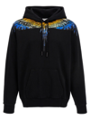 Marcelo Burlon County Of Milan Wings Hoodie In Black