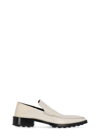 Jil Sander Off-white Pointed Toe Loafers In Naturale