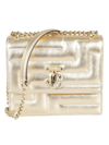 JIMMY CHOO CHAIN QUILTED SHOULDER BAG