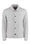 Herno Virgin-wool Shirt Jacket In Grey