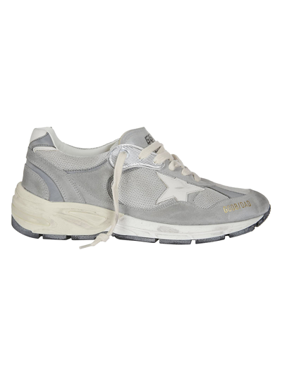 GOLDEN GOOSE RUNNING DAD NET UPPER SUEDE TOE AND SPUR LEATHER S