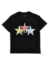 Amiri Stars And Logo-print Cotton-jersey T-shirt 4-12 Years In White/black