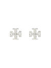 Tory Burch Kira Stud Earrings In Argento