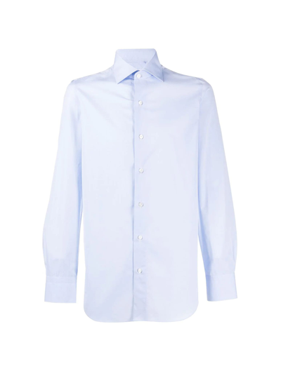 Finamore 1925 Collo Eduardo Corpo Milano Polso Tagliato In Blue