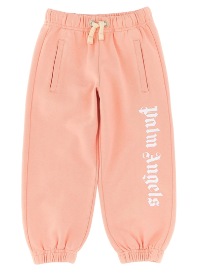 Palm Angels Kids' Little Girl's & Girl's Classic Overlogo Joggers In Pink White
