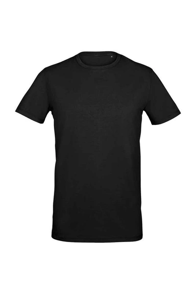 Sols Mens Millenium Stretch T-shirt In Black