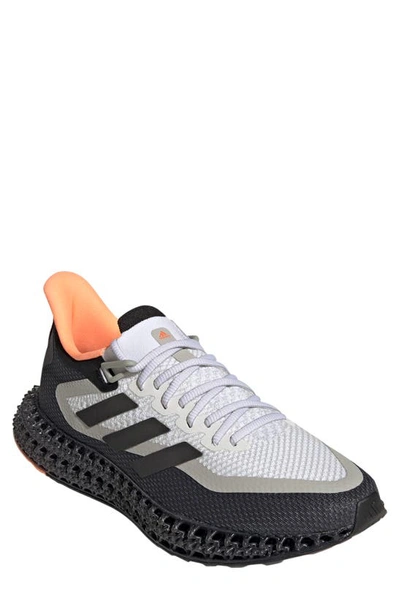 Adidas Originals 4dfwd Running Shoe In White/silver Metallic/light Grey