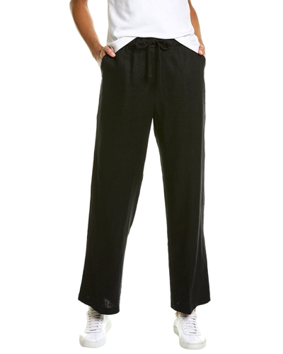 James Perse Lightweight Linen Pant In Black
