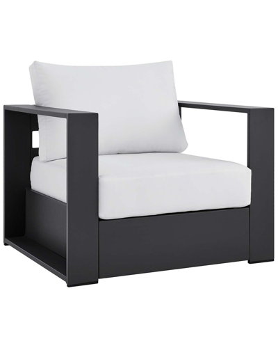 Modway Tahoe Outdoor Patio Powder-coated Aluminum Armchair In Grey