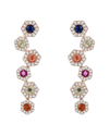 Diana M. Fine Jewelry 14k 1.13 Ct. Tw. Diamond & Sapphire Earrings