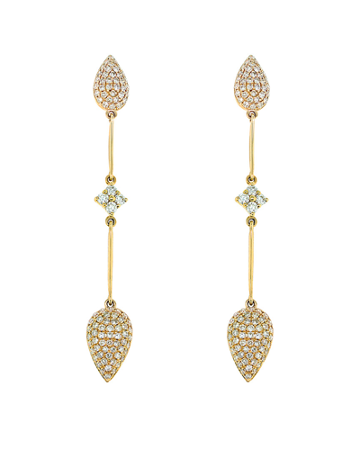 Diana M. Fine Jewelry 14k 0.72 Ct. Tw. Diamond Earrings