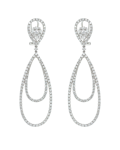 Diana M. Fine Jewelry 18k 7.11 Ct. Tw. Diamond Earrings