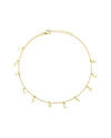 Sphera Milano 14k Over Silver Celestial Charm Anklet
