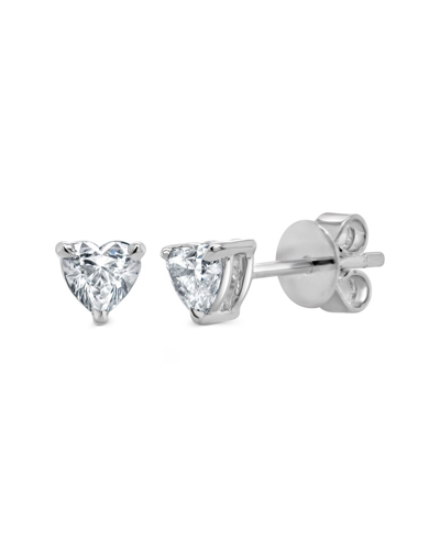 Sabrina Designs 14k 0.38 Ct. Tw. Diamond Heart Studs