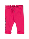 Givenchy Sequin-embellished Logo Track Pants In Pink