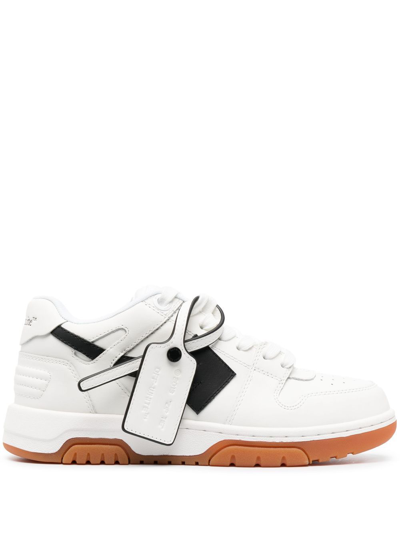 Off-white Out Of Office Calf Leather In White,black