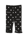 Givenchy Logo-pattern Print Leggings In Black