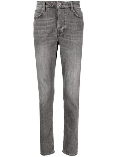 Ksubi Chitch Monokrome Mid-rise Jeans In Grey