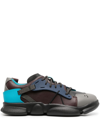 Camper Twins Mismatched Sneakers In Purple