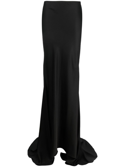 Loulou X Rue Ra Stretch-jersey Maxi Skirt In Black