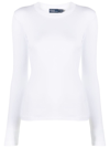 Polo Ralph Lauren Long-sleeve Cotton T-shirt In White