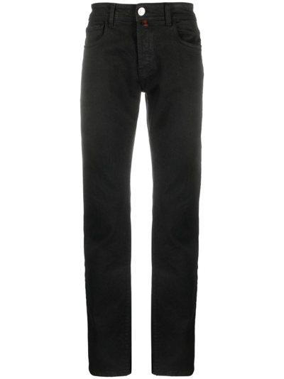 Billionaire Mid-rise Straight-leg Jeans In Black