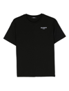 BALMAIN LOGO-EMBROIDERED COTTON T-SHIRT