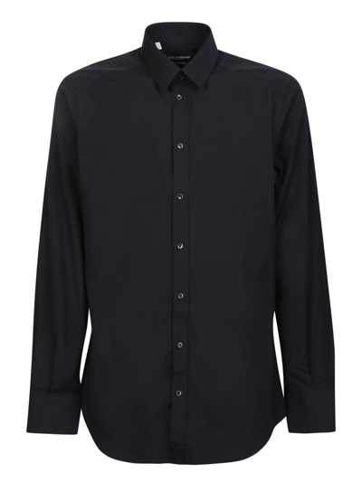 Dolce & Gabbana Black Essential Shirt In Neutrals