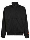 Heron Preston Logo-stripe Zipped Track Jacket In Black