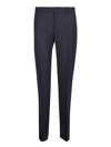 Incotex "chino Straight Fit" Trousers In Blue