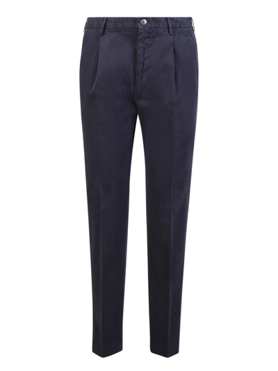 Incotex Straight Leg Pants In Blue