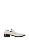 Jil Sander Off-white Pointed Toe Loafers In Natural