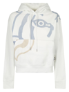 Kenzo K-tiger Hooded Sweatshirt In White