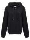 Off-white Embr Stitch Arrow Hoodie In Black