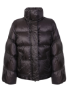 Sacai Wide Sleeves Down Jacket In Black