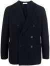 Boglioli Double-breasted Buttoned Blazer In Blue