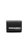 Dsquared2 Logo-print Wallet In Black